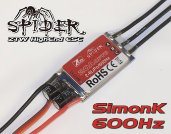 ZTW Spider Multirotor ESC 20A OPTO