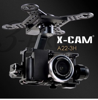 XCAM A22 3H professional Gimbal für Sony Nex/Alpha/Blackmagic Pocket