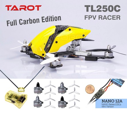 TAROT FPV Racer TL250C Full Carbon Edition Supercombo